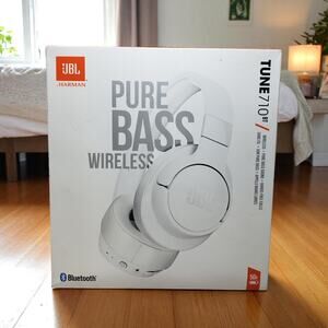 JBL Tune 710BT Wireless Bluetooth Over-Ear Headphones -White